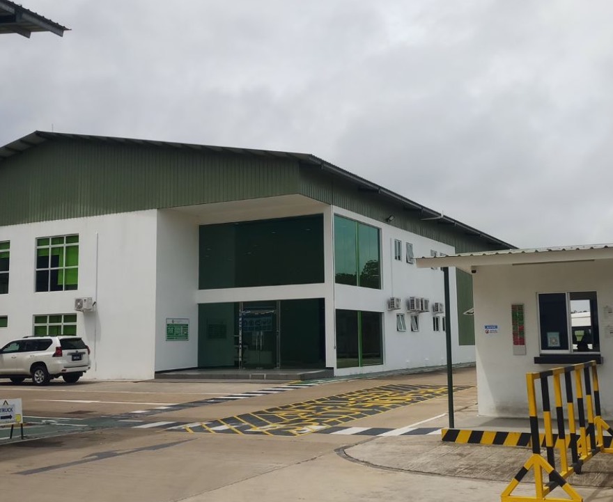 Block A Building for office and Training and Security House